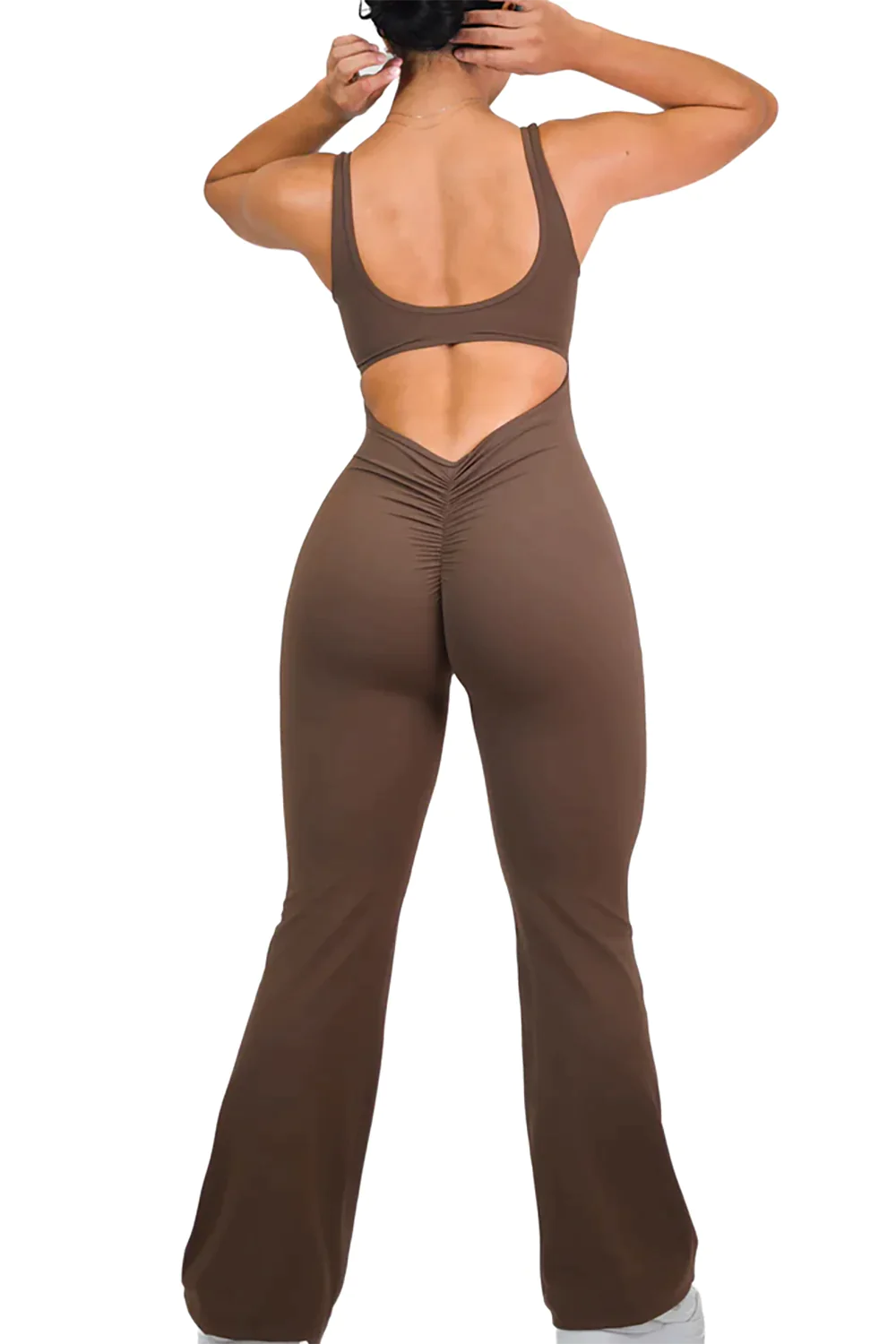 HKK "Look at those Cheeks" Flare Scrunch Jumpsuit