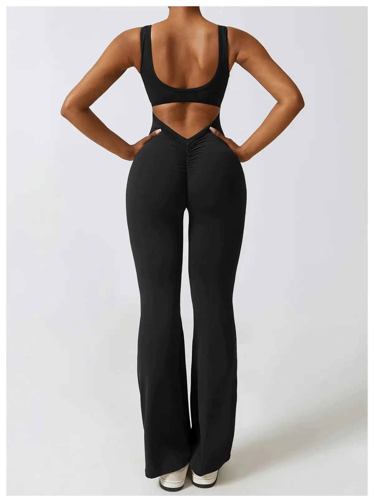 HKK "Look at those Cheeks" Flare Scrunch Jumpsuit