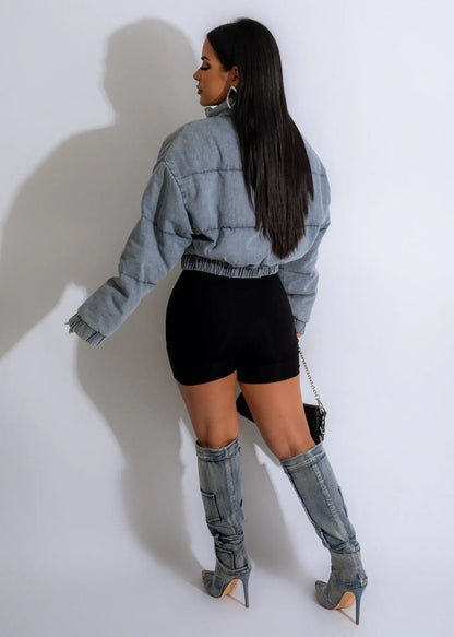 HKK “I know you love me” puffer jacket