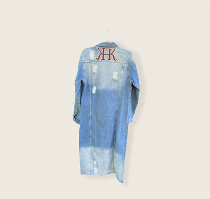 Long “HKK” Denim jacket